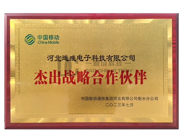 中国移动-杰出战略合作伙伴